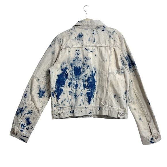 FREE PEOPLE Rumors Denim Jacket Size LARGE - Picture 6 of 16
